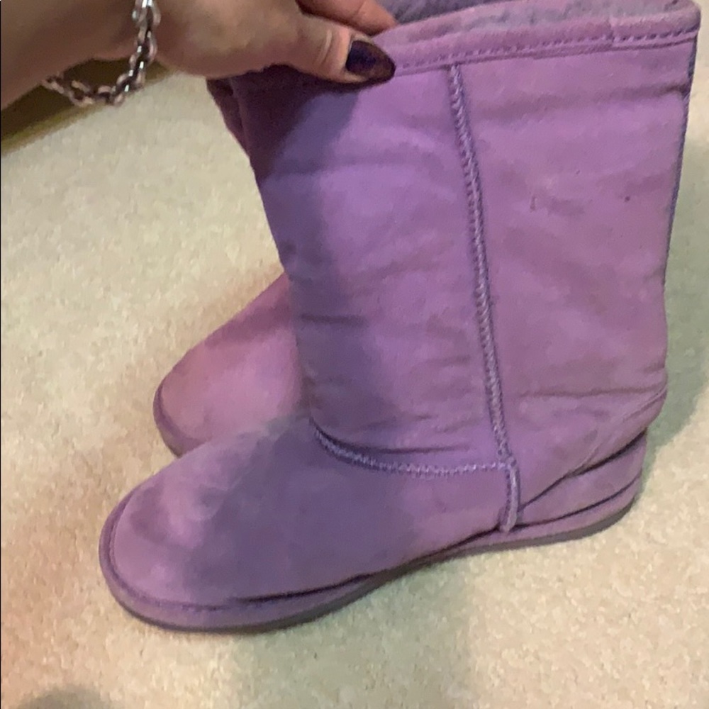 Purple Bearpaw Uggs